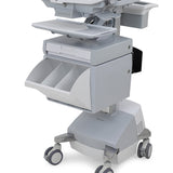 Telemedicine Cart, Side-by-Side Monitors & Onboard Power