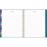 Harmony Weekly/monthly Poly Planner, 8.88 X 7.69, Blue/gold Cover, 13-month (jan To Jan): 2025 To 2026