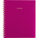 Harmony Weekly/monthly Poly Planner, 8.88 X 7.69, Purple/gold Cover, 13-month (jan To Jan): 2025 To 2026