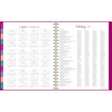 Harmony Weekly/monthly Poly Planner, Weekly: Vertical Format, 11 X 9.38, Purple/gold Cover, 13-month (jan To Jan): 2025-2026