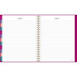 Harmony Weekly/monthly Poly Planner, Weekly: Vertical Format, 11 X 9.38, Purple/gold Cover, 13-month (jan To Jan): 2025-2026