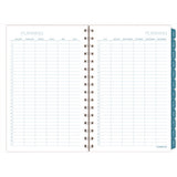 Glacier Weekly/monthly Planner, Glacier Artwork, 8.5" X 6.38", Blue/gray/silver Cover, 12-month (jan To Dec): 2025