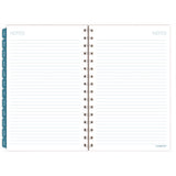 Glacier Weekly/monthly Planner, Glacier Artwork, 8.5" X 6.38", Blue/gray/silver Cover, 12-month (jan To Dec): 2025