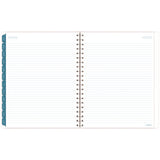 Glacier Weekly/monthly Planner, Glacier Artwork, 11" X 9.25", Blue/gray/silver Cover, 12-month (jan To Dec): 2025