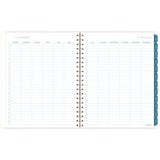 Glacier Weekly/monthly Planner, Glacier Artwork, 11" X 9.25", Blue/gray/silver Cover, 12-month (jan To Dec): 2025