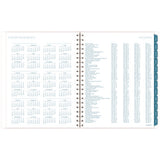 Glacier Weekly/monthly Planner, Glacier Artwork, 11" X 9.25", Blue/gray/silver Cover, 12-month (jan To Dec): 2025