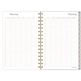 Triad Weekly/monthly Planner, Geometric Artwork, 8.5" X 6.38", Multicolor Cover, 12-month (jan To Dec): 2025