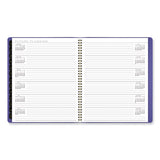 Contemporary Monthly Planner, 11.38 X 9.63, Purple Cover, 12-month (jan To Dec): 2024