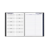 Dayminder Academic Monthly Desktop Planner, Twin-wire Binding, 11 X 8.5, Charcoal Cover, 12-month (july To June): 2023-2024