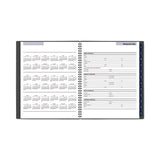 Dayminder Academic Monthly Desktop Planner, Twin-wire Binding, 11 X 8.5, Charcoal Cover, 12-month (july To June): 2023-2024