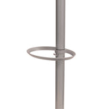 Festival Coat Stand With Umbrella Holder, Five Knobs, 13.97 X 14 X 73.62, Gray