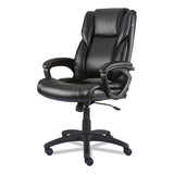 Alera Brosna Series Mid-back Task Chair, Supports Up To 250 Lb, 18.15" To 21.77 Seat Height, Black Seat/back, Black Base