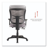 Alera Elusion Series Mesh Mid-back Swivel/tilt Chair, Supports Up To 275 Lb, 17.9" To 21.8" Seat Height, Gray Seat