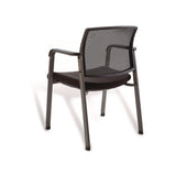 Elgar Fabric Guest Chair, 24.41 X 22.64 X 31.73, Black Seat, Black Back, Black Base