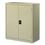 Economy Assembled Storage Cabinets, 3 Shelves, 36" X 18" X 42", Putty