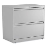 Lateral File, 2 Legal/letter-size File Drawers, Light Gray, 36" X 18.63" X 28"