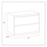 Lateral File, 2 Legal/letter-size File Drawers, Putty, 30" X 18.63" X 28"