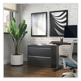 Lateral File, 2 Legal/letter/a4/a5-size File Drawers, Charcoal, 36" X 18.63" X 28"