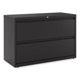 Lateral File, 2 Legal/letter-size File Drawers, Black, 42" X 18.63" X 28"