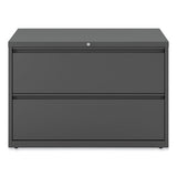 Lateral File, 2 Legal/letter-size File Drawers, Charcoal, 42" X 18.63" X 28"