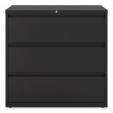 Lateral File, 3 Legal/letter/a4/a5-size File Drawers, Black, 42" X 18.63" X 40.25"