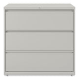 Lateral File, 3 Legal/letter/a4/a5-size File Drawers, Light Gray, 42" X 18.63" X 40.25"