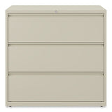 Lateral File, 3 Legal/letter/a4/a5-size File Drawers, Putty, 42" X 18.63" X 40.25"