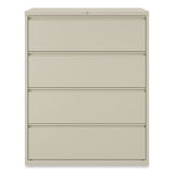 Lateral File, 4 Legal/letter-size File Drawers, Putty, 42" X 18.63" X 52.5"