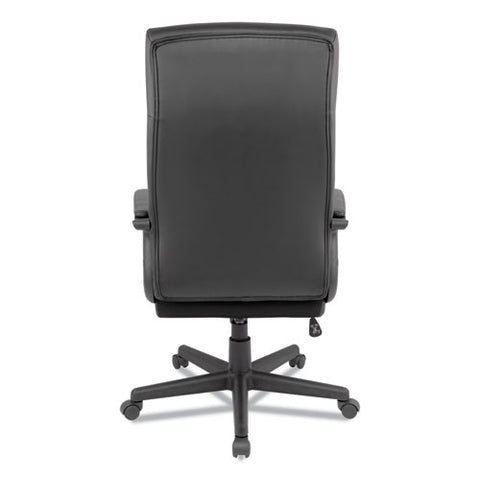 Alera Oxnam Series High-back Task Chair, Supports Up To 275 Lbs, 17.56" To 21.38" Seat Height, Black Seat/back, Black Base