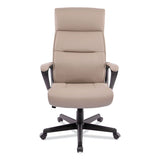 Alera Oxnam Series High-back Task Chair, Supports Up To 275 Lbs, 17.56" To 21.38" Seat Height, Tan Seat/back, Black Base