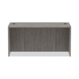 Alera Valencia Series Straight Front Desk Shell, 59.13" X 29.5" X 29.63", Gray