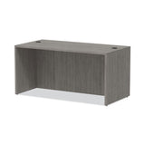 Alera Valencia Series Straight Front Desk Shell, 59.13" X 29.5" X 29.63", Gray