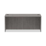 Alera Valencia Series Straight Front Desk Shell, 65" X 29.5" X 29.63", Gray