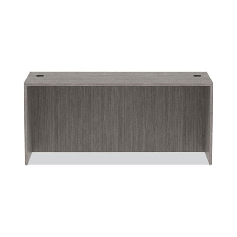 Alera Valencia Series Straight Front Desk Shell, 65" X 29.5" X 29.63", Gray