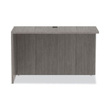 Alera Valencia Series Reversible Return/bridge Shell, 47.25w X 23.63d X 29.5h, Gray