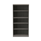 Alera Valencia Series Bookcase, Five-shelf, 31.75w X 14d X 64.75h, Gray