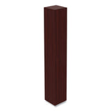 Alera Valencia Series Narrow Profile Bookcase, Six-shelf, 11.81w X 11.81d X 71.73h, Mahogany