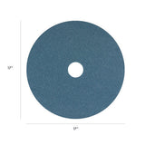 Blue Cleaner Pad, 17", Blue, 5/carton