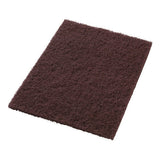 Dominator Strip Pad, 14 X 20, Burgundy, 5/carton