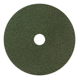 Black Diamond 3000 Grit Diamond Pad, 28" Diameter, Black/green, 2/carton