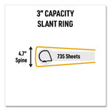 Ultraduty Safety Data Sheet Binder Bundle, 3 Rings, 3" Capacity, 11 X 8.5, Yellow/red