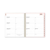 Day Designer Coming Up Roses Create-your-own Cover Weekly/monthly Planner, 11 X 8.5, Blush/cream Cover,12-month(jan-dec):2024