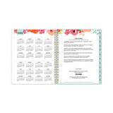 Day Designer Secret Garden Mint Frosted Weekly/monthly Planner, 11 X 8.5, Multicolor Cover, 12-month (jan To Dec): 2024