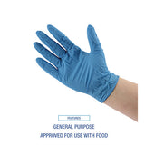 Disposable Powder-free Nitrile Gloves, Small, Blue, 5 Mil, 100/box, 10 Boxes/carton