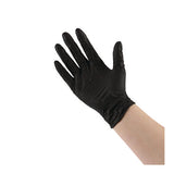 Disposable General-purpose Powder-free Nitrile Gloves, Small, Black, 4.4 Mil, 100/box, 10 Boxes/carton