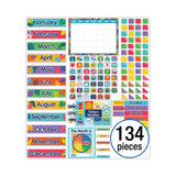 Calendar Bulletin Board Set, One World, 134 Pieces