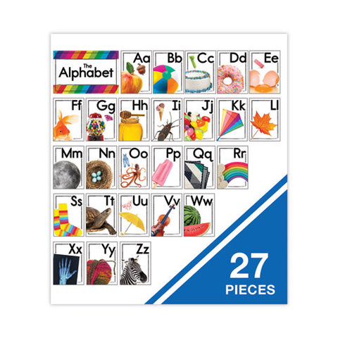 Curriculum Bulletin Board Set. Alphabet, 27 Pieces