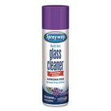 Glass Cleaner, Lavender, 19 Oz Aerosol Spray, 6/carton