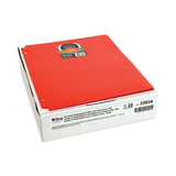 Two-pocket Heavyweight Poly Portfolio Folder, 3-hole Punch, 11 X 8.5, Red, 25/box