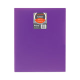 Two-pocket Heavyweight Poly Portfolio Folder, 11 X 8.5, Purple, 25/box